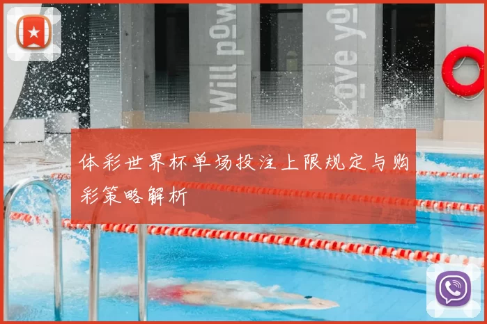 体彩世界杯单场投注上限规定与购彩策略解析